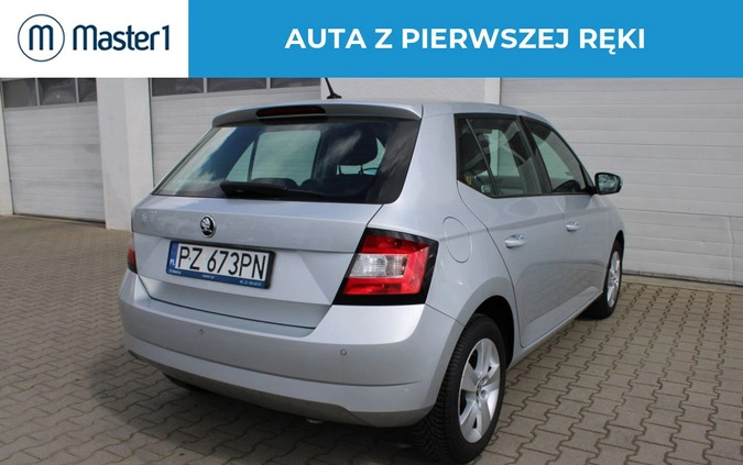 Skoda Fabia cena 38850 przebieg: 104628, rok produkcji 2018 z Złocieniec małe 191